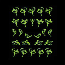 2016 NEW Fashion 1PC New Fashion Luminous 3D Nail Art Stickers Decals Decoration Lovely Design anne