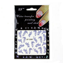 2016 NEW Fashion Nail Art Stickers Flower Goldfish Bird Design 3D Sheets Decal Decoration anne