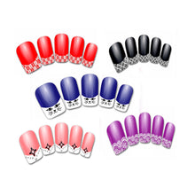 2016 NEW Fashion Nail Art Stickers Woman 3D Transfer Lace Design Manicure Nail Polish Tips pegatinas nail