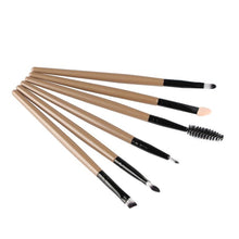 2016 NEW fashion 6PCS Cosmetic Makeup Brush Lip Makeup Brush Eyeshadow Brush luxurious experience Makeup Brush Anne