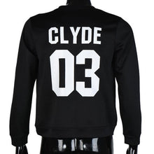 2016 New Arrival Autumn Long Sleeve Womens Tops "BONNIE 03,CLYDE 03" Letter Print Lovers T-Shirt Femme Plus Size Couple Clothes