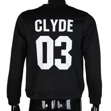 2016 New Arrival Autumn Long Sleeve Womens Tops "BONNIE 03,CLYDE 03" Letter Print Lovers T-Shirt Femme Plus Size Couple Clothes