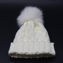 2016 New Arrival Baby Beanies Skullies Faux Fur Pompon Bal Knitting Wool Hats For Children Kids Crochet Hat Caps bonnet enfant