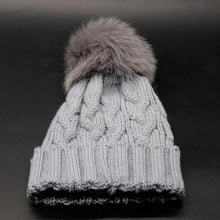 2016 New Arrival Baby Beanies Skullies Faux Fur Pompon Bal Knitting Wool Hats For Children Kids Crochet Hat Caps bonnet enfant