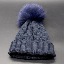 2016 New Arrival Baby Beanies Skullies Faux Fur Pompon Bal Knitting Wool Hats For Children Kids Crochet Hat Caps bonnet enfant