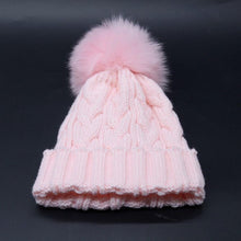 2016 New Arrival Baby Beanies Skullies Faux Fur Pompon Bal Knitting Wool Hats For Children Kids Crochet Hat Caps bonnet enfant