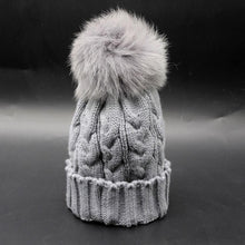 2016 New Arrival Baby Beanies Skullies Faux Fur Pompon Bal Knitting Wool Hats For Children Kids Crochet Hat Caps bonnet enfant