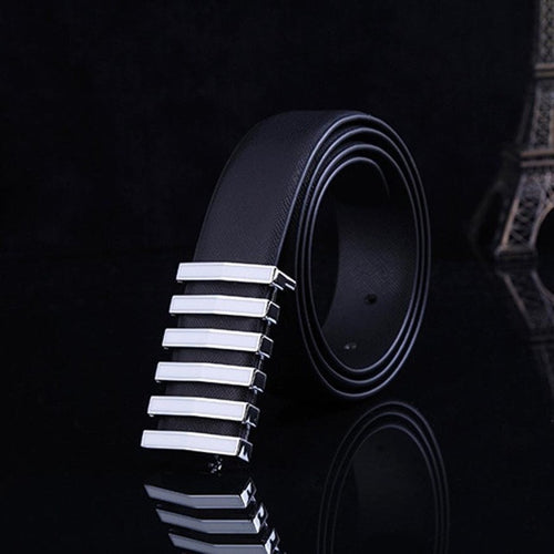 2016 New Arrival Belts Men Automatic Buckle Faux Leather Waist Strap Male Belts Buckle Belt For Men