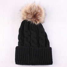 2016 New Arrival Hats Female Faux Fur Knitted Wool Pompon Ball Women Hats Winter Skullies hat for women girls hat Casquette