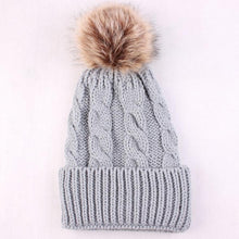 2016 New Arrival Hats Female Faux Fur Knitted Wool Pompon Ball Women Hats Winter Skullies hat for women girls hat Casquette