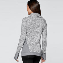 2016 New Arrival T-shirt Women Turtleneck Leopard Autumnt Fashion Long Sleeved Pullover Tee Tops Shirts Female Vetement Femme