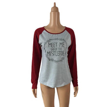 2016 New Arrival Women Fashion T-Shirts Round Collar Cotton Long Sleeve Casual Loose Tops Christmas Camiseta Feminina Plus Size