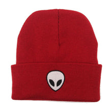 2016 New Arrival Women Men Alien Pattern Skullies& Beanies Knitting Oversize Casual Adult Beanie Cap Hip hop Winter Hat Girls