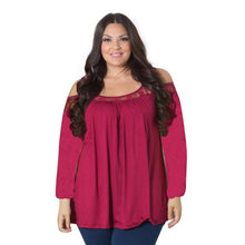 2016 New Big Size T Shirts For Women Long Sleeved Drop Shoulder Lace Splice Plus Size Women Clothes XL-5XL Tee Shirts Female