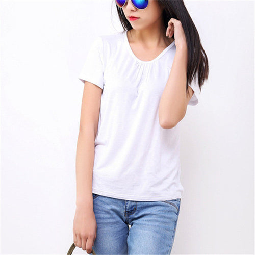 2016 New Brand Women clothing T shirts 12 Colors t-shirt Women Top Short Sleeve Female Large Plus Size tops 71475