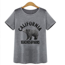 2016 New Casual Short Sleeve Women T-shirts Female Letter Animal Print T shirts O-neck Plus Size Tops Hot Sale 70985