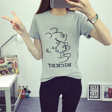 2016 New Casual Women Animal Carton Print O-neck T shirts Female Short Sleeve Tshirt Plus Size Top 71276