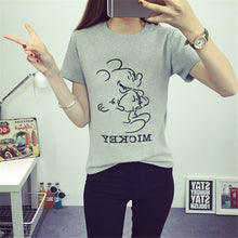 2016 New Casual Women Animal Carton Print O-neck T shirts Female Short Sleeve Tshirt Plus Size Top 71276