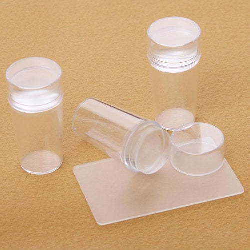 2016 New Clear color Nail Art Stamping Stamper Scraper Image Plate Transfer Manicure Tool  Yo SY