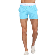2016 New Cotton Quickdry Shorts Men Patchwork Shorts Knee Length Mens Sexy Shorts Skinny Shorts 70402