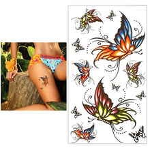 2016 New Design Butterfly Tattoo Stickers Fashion Beautiful Temporary Waterproof Body Beauty Tattoo Sticker
