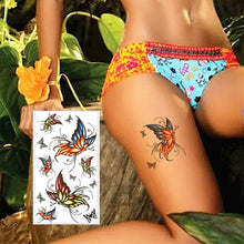 2016 New Design Butterfly Tattoo Stickers Fashion Beautiful Temporary Waterproof Body Beauty Tattoo Sticker