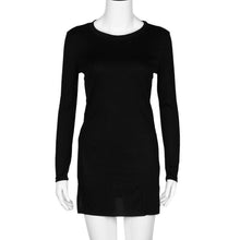 2016 New Design T Shirts Side Split Autumn Long Sleeve Women Tops Black Loose Fashion Long T-Shirt Femme American Apparel