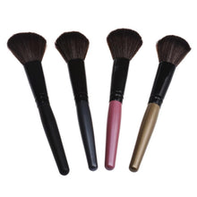 2016 New Designed 14.3cm Wooden Handle + Nylon Hair Material Cosmetic Dome Blush Brush Anne