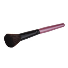 2016 New Designed 14.3cm Wooden Handle + Nylon Hair Material Cosmetic Dome Blush Brush Anne