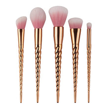 2016 New Designed 17.5*10*2cm 5PCS Make Up Foundation Eyebrow Eyeliner Blush Cosmetic Concealer Brushes Anne