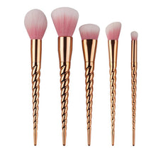 2016 New Designed 17.5*10*2cm 5PCS Make Up Foundation Eyebrow Eyeliner Blush Cosmetic Concealer Brushes Anne