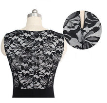 2016 New Elegant Ladies' OL Dresses Sexy Women Slim Lace Patchwork Dress Bandage Bodycon Work Casual Party Pencil Dress S-XXL