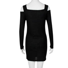 2016 New Fashion Autumn Dresses Women Crew Neck Long Sleeve Knit Bodycon Short Mini Dress For Women Robe Femme