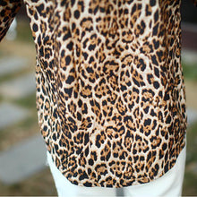 2016 New Fashion Blouses Women Hot Sexy Women Shirt Long Sleeve Tops women's shirt Chiffon Leopard vetement femme Blouses