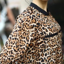 2016 New Fashion Blouses Women Hot Sexy Women Shirt Long Sleeve Tops women's shirt Chiffon Leopard vetement femme Blouses