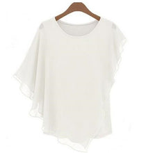 2016 New Fashion Chiffon Blouse Women Plus Size Tops Casual Batwing Sleeve O-neck Spring S-2XL Shirt 70667