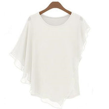 2016 New Fashion Chiffon Blouse Women Plus Size Tops Casual Batwing Sleeve O-neck Spring S-2XL Shirt 70667