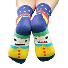 2016 New Fashion Cute Carton lovely candy color cotton thin socks summer Autumn style women's socks
