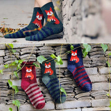 2016 New Fashion Cute Fox Print Womens Fashion Cotton Blend Casual Socks Cute Fox Ankle-high Soft Socks Female Girls #1128