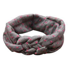 2016 New Fashion Dot Cross Children baby girl headbands Weave Twist Headband For Baby Hair Accessories