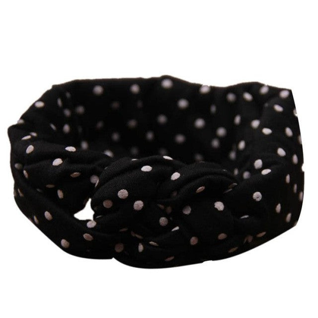 2016 New Fashion Dot Cross Children baby girl headbands Weave Twist Headband For Baby Hair Accessories