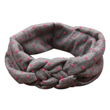 2016 New Fashion Dot Cross Children baby girl headbands Weave Twist Headband For Baby Hair Accessories