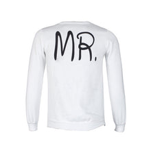 2016 New Fashion Korean Couples Clothing White " MRS MR " Letter Print T-Shirt Women Tops Long Sleeve Autumn Tee Shirt Female