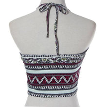 2016 New Fashion Lacing Up Camis Print Polyesterr Bralette bustier Crop Top Strappy Bra Tank Vest Tank Tops Women Camisetas