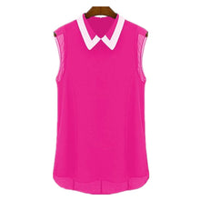 2016 New Fashion Loose Summer T-shirt Large Size Turn-down Sleeveless tshirt Women Lace Patchwork Top 70809