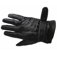 2016 New Fashion Luxurious men's gloves With PU Leather Super Warm winter gloves For motorcycle gloves Male