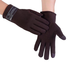 2016 New Fashion Men Winter Screen Cotton Blend Gloves Men Warm Gloves Wrist Winter Gloves Men guantes invierno hombres