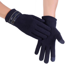 2016 New Fashion Men Winter Screen Cotton Blend Gloves Men Warm Gloves Wrist Winter Gloves Men guantes invierno hombres