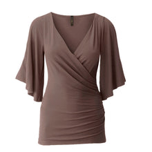 2016 New Fashion Sexy Short Butterfly Sleeve Plus Over Size T-shirts Female T shirts V-neck Women Clothing Top 70853