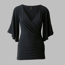 2016 New Fashion Sexy Short Butterfly Sleeve Plus Over Size T-shirts Female T shirts V-neck Women Clothing Top 70853